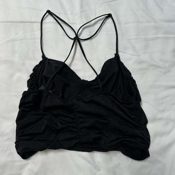 BRAND NEW URBAN BLACK CROP TOP - Picture 2 of 3